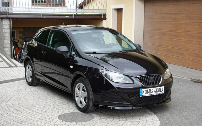 Seat Ibiza cena 14900 przebieg: 158000, rok produkcji 2010 z Wodzisław Śląski małe 121